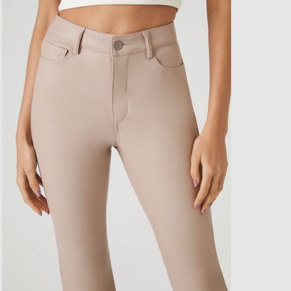 Faux Leather High-Rise Bootcut Pants - Picture 5 of 6